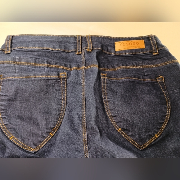 2 FOR $30 CI SONO western Pullon Denim Blue Jeans (#60) - Picture 6 of 8